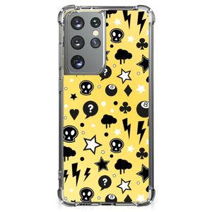 Extreme Case Samsung Galaxy S21 Ultra Punk Geel