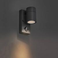 QAZQA Buitenwandlamp antraciet IP44 met bewegingssensor - Solo - thumbnail