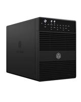 ICY BOX IB-RD3640SU3 USB-C Dock met HDMI, USB 3.0 Hub, Power Delivery, LAN, Kaartlezer, Audio, VGA voor MacBook en Laptop, Aluminium,zwart