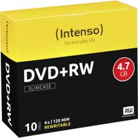 Intenso 4211632 DVD+RW disc 4.7 GB 10 stuk(s) Slimcase Herschrijfbaar - thumbnail