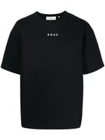 Róhe logo-print organic-cotton T-shirt - Noir - thumbnail