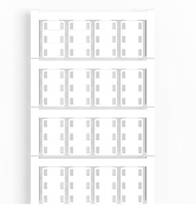 Weidmüller 1689490001 VT SFX 14/23 NEUTRAL WS V0 Kabelmarkering Montagemethode: Kabelbinder Markeringsvlak: 14 x 23 mm Wit Aantal markeringen: 320 320 stuk(s)