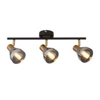 Searchlight Plafondlamp Westminster met smoke glas 3-lichts 23801-3SM