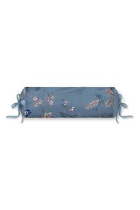 Pip Studio Kawai Flower Roll Sierkussen Blauw 22 x 70 cm