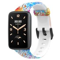 By Qubix - Siliconen bandje met print - Verfprint - Compatible met Xiaomi Smart band 7 Pro - Compatible Xiaomi bandje