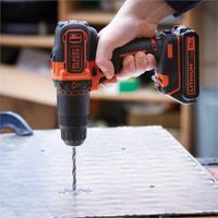 Black & Decker BDC718AS2F boor Zonder sleutel Zwart, Oranje - thumbnail