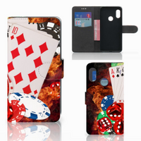 Xiaomi Mi A2 Lite Wallet Case met Pasjes Casino