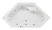 Lambini Designs Venetië Bubbelbad 145x145cm 6+4+2 hydro jets