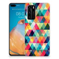 Huawei P40 TPU bumper Geruit