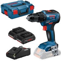 Bosch Blauw GSR 18V-55 Professional | Accuschroefboormachine | 2x 4,0 ah accu | Set | L-Boxx - 06019H5204