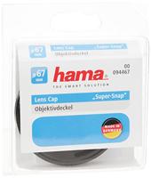 Hama Lensdop voor 67 mm lens (klemmechanisme in oppervlak, Super Snap) zwart