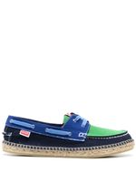 Kenzo chaussures bateau à design colour block - Bleu - thumbnail