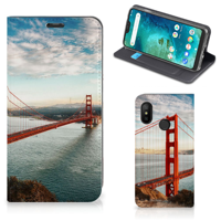 Xiaomi Mi A2 Lite Book Cover Golden Gate Bridge