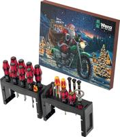 Wera 05136610001 Adventskalender 2025, 28-delig incl. unieke mix van schroefgereedschappen voor 18 verschillende schroefprofielen
