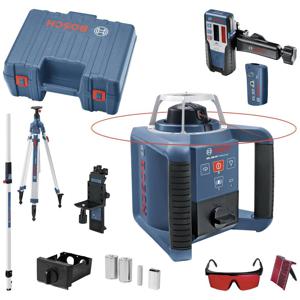 Bosch Professional GRL 300HV + BT300 + GR240 + LR1 + WM4 Rotatielaser Zelfnivellerend, Incl. statief Reikwijdte (max.): 300 m