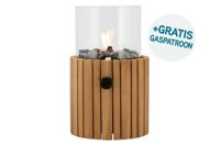 Cosiscoop Timber teak - gaslantaarn met gratis gaspatroon - thumbnail