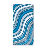 Samsung Galaxy A51 Hoesje met Magneet Waves Blue - thumbnail