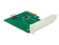 DeLOCK PCI Express x4-kaart naar 1 x OCuLink SFF-8612 - Laag profiel vormfactor