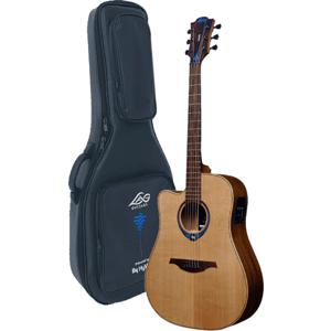 LAG Guitars Tramontane HyVibe 15 TLHV15DCE linkshandige E/A westerngitaar met multi-effect en bluetooth