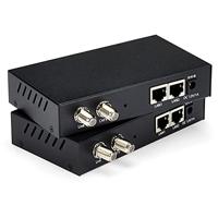 StarTech.com Gigabit Ethernet over netwerk extender kit - 2,4 km IP naar coax converter - RJ45 LAN Ethernet naar RG6 coax internet adapter kit (EOC1110K)