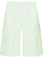 Y-3 short de bain à logo imprimé - Vert