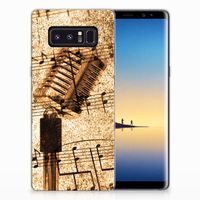 Samsung Galaxy Note 8 Siliconen Hoesje met foto Bladmuziek