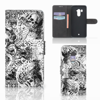 Telefoonhoesje met Naam HTC U11 Plus Skulls Angel