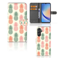 Samsung Galaxy A24 4G Book Cover Ananas - thumbnail