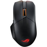 Asustek Computer ROG Chakram X Origin Gaming-muis Radiografisch, Bluetooth, USB Optisch Zwart, Zilver 11 Toetsen 36000 dpi Verlicht