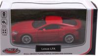 Johntoy sportauto schaalmodel 1:43 8 cm Lexus rood