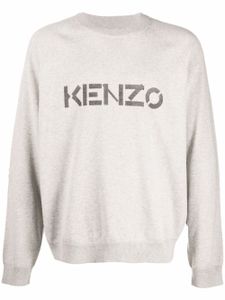 Kenzo pull à logo - Gris