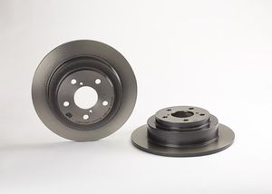 Remschijf COATED DISC LINE BREMBO, Remschijftype: Massief, u.a. für Subaru