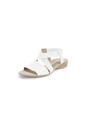 Sandaaltjes van lamsnappaleer Van Gabor wit