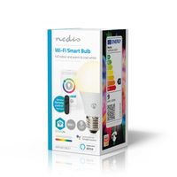 Nedis WIFILRC10E27 Smartlife Multicolour Lamp Wi-fi E27 806 Lm 9 W Rgb / Warm To Cool White Android™ / Ios Peer - thumbnail