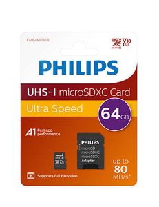 Philips FM64MP45B/00 flashgeheugen 64 GB MicroSDXC UHS-I Klasse 10