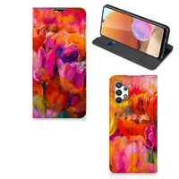 Bookcase Samsung Galaxy A32 4G | A32 5G Enterprise Editie Tulips - thumbnail