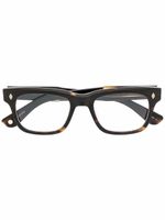 Garrett Leight lunettes de vue Troubadour à monture carrée - Marron