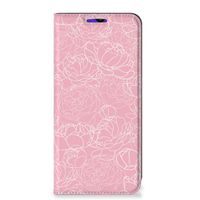 Samsung Galaxy A13 (5G) | Samsung Galaxy A04s Smart Cover White Flowers