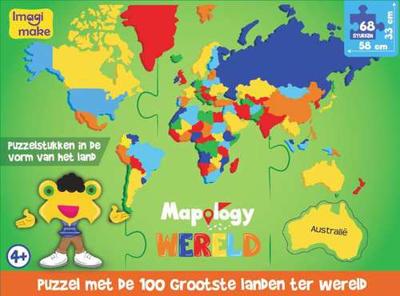Wereld's Grootste Landen Foam Puzzel (68 Stukjes) - Puzzel;Puzzel (8906057362820)
