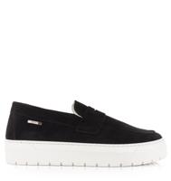 Antony Morato Antony Morato - Rudder moccasins black Zwart Leer Loafers Heren