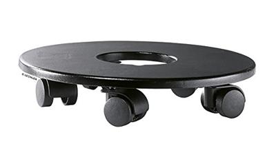 LECHUZA CLASSICO 60 rolbasis, CUBE 50, CURSIVO 50 zwart 13503