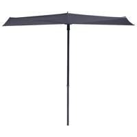 Madison Balkonparasol Sun Wave 270x150 cm grijs PAC3P014 - thumbnail