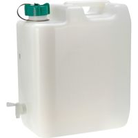 Jerrycan/watertank met kraantje - 35 liter - voor water - extra sterk kunststof - 42 x 25 x 47cm - thumbnail