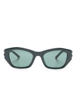 Balenciaga Eyewear lunettes de soleil à monture rectangulaire - Vert - thumbnail