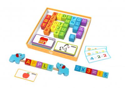 Tooky Toy puzzelbox Tellen & Rekenen junior 23 cm hout Tooky Toy puzzelbox Tellen & Rekenen junior 23 cm hout