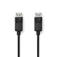 DisplayPort-Kabel | DisplayPort Male | DisplayPort Male | 8K@60Hz | Vernikkeld | 1.0 m | Rond | PVC - thumbnail