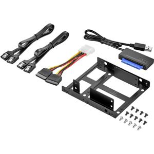 Renkforce DH06K SSD kit Aantal harde schijven (max.): 2 x