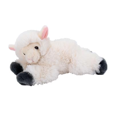 Pluche dieren knuffels schaap/lammetje van 18 cm