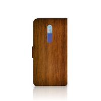 Xiaomi Redmi K20 Pro Book Style Case Donker Hout