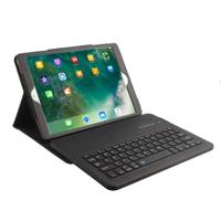 Shop4 - iPad Pro 10.5 Toetsenbord Hoes - Bluetooth Keyboard Cover Lychee Zwart
